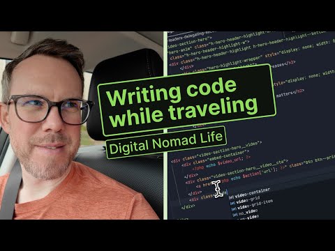 A week in the life of a freelance developer. Travel, coding in the car & a near crash!