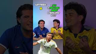 1 LETTERA, 5 GIOCATORI! 😱📈 #gioco #calcio #challenge #giocatori