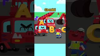 Excavate ABCs with Heavy Vehicle! #shorts #cocobi #abcd