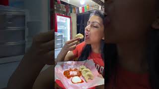 Trying Momos In Mumbai || #shorts