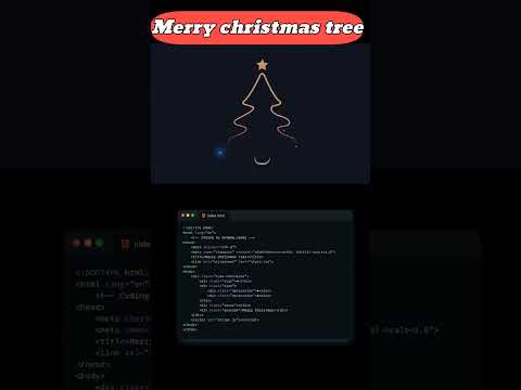 MERRY CHRISTMAS TREE #programming #programing_tutorial #coding #vivshorts  #coder #short #viralvideo