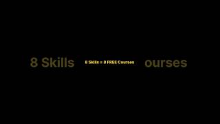 Seize FREE Courses to Conquer 8 Must-Have Skills! #skills