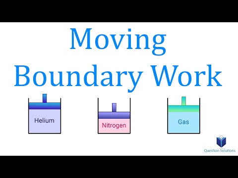 Moving Boundary Work | Thermodynamics | (Solved Examples)