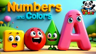 Preschool Learning activities for 3 year olds at home | Learn ABC Phonics Shapes Numbers Colors 🌈