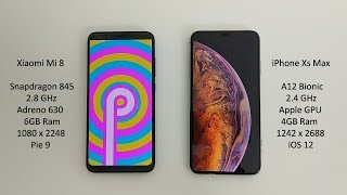Xiaomi Mi 8 vs iPhone Xs Max: Antutu Benchmark
