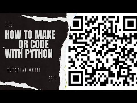 HOW TO MAKE QR CODE WITH PYTHON ( ONLY 3 LINES OF CODE) #coding #pythonprogramming