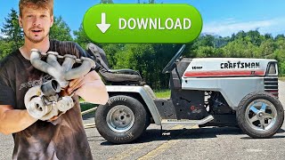 I 3D Printed a Turbo Kit for my Crotch Rocket Swapped Lawnmower!