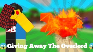 Roblox BGS GiveAway Secret Pet *The Overlord*😱😱