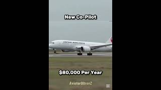 How Much Pilots Earn 🤑 (JAL) #aviation #pilot #japanairline