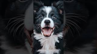 A Border Collie puppy’s beaming smile that makes you happy just by looking at it.