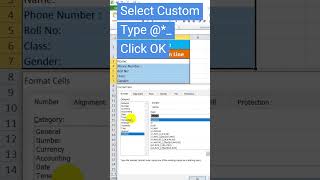 Form Fill in #excel #shorts #trend #officehacks #tricks #dyi #india #learning #learn #msoffice #fyi