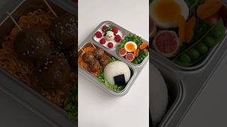 Make bento with me. 🍙🧇🥢 #asmr #satisfying #aesthetic #food #lunch #lifestyle #fyp #ramen #shorts
