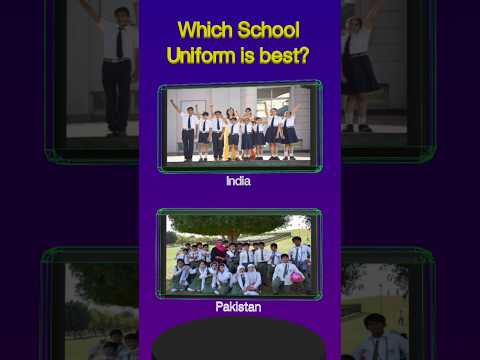 Which country has the best school uniform? 🥋 #indianschoollife