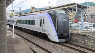 E３５３系「あずさ１７号」　茅野駅発車