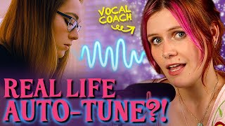 You have NEVER heard ANYTHING like this! Vocal Coach Analysis: AutoTune Girl (but it isn't autotune)