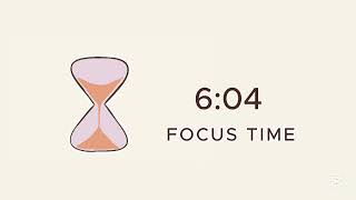 12-Minute Focus Timer ⏳ Gentle Sand Flow | Study With Me | Minimal Mood