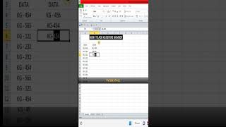 How  To Add KG Before Name & Number || #shorts #jstips #exceltricks #excelknowledge #Excel #hindi
