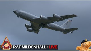 LIVE US AIR FORCE HEAVY WEIGHT E-4B DOOMSDAY, RC-135 & MC-130J • RAF MILDENHALL 29.07.25