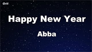 Karaoke♬ Happy New Year - Abba 【No Guide Melody】 Instrumental