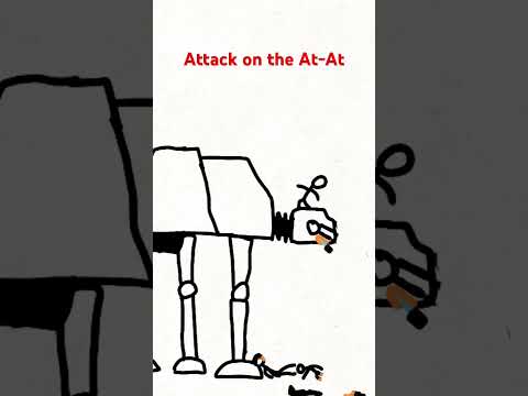 Attack on the At-At #starwars #lucasfilm