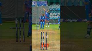 Bumrah’s Routine: Wake up, bowl yorkers, dislodge stumps, repeat 🤌 | #MumbaiIndians #PlayLikeMumbai