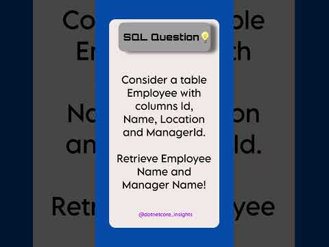 Write down the SQL Query! #sql #sqlserver #coding #dotnet