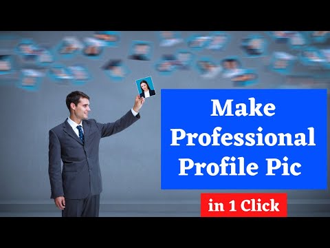 How to Make a Professional Profile Pic by using AI tool | Perfect Profile Picture maker free tool