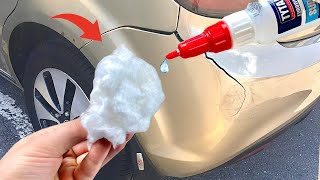 IT'S BETTER THAN EPOXY and liquid welding! I just combined cotton wool and glue...