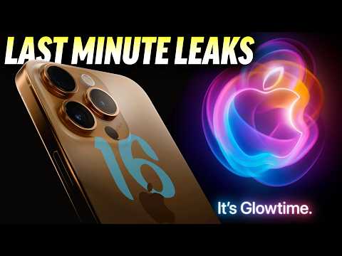 iPhone 16 September Event LAST MINUTE Leaks & Predictions!