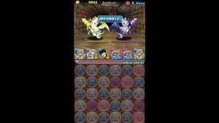 [パズドラ]金曜ダンジョン　地獄級　メダパ(ダークサイド2体編成)