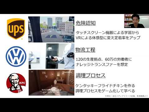 2020年7月30日開催「VR/AR/MR ビジネスEXPO 2020 夏」セッションA「トレーニング領域でのVR活用トレンド」 株式会社エドガ