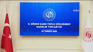 Çalışma Bakanı Işıkhan, 8. Dönem Toplu Sözleşme Görüşmeleri’ne ilişkin açıklama yaptı