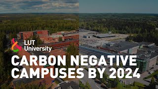 ☀️ Carbon negative campuses by 2024 – LUT University
