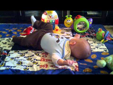 Roman using his feet
