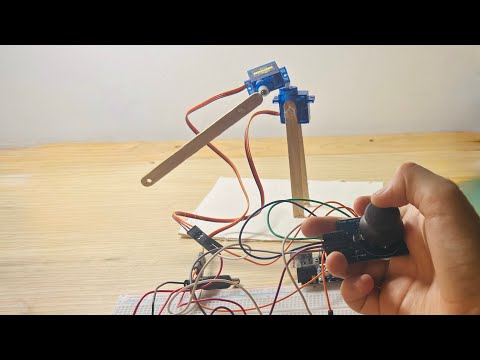 How to make a CRANE WITH JOYSTICK using ARDUINO