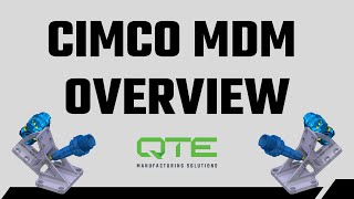 CIMCO MDM Overview