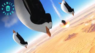 Penguins' Dangerous Jump from the Plane | The Penguins of Madagascar