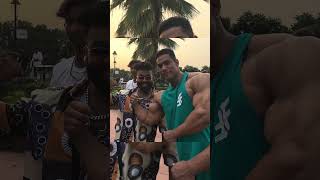 Shirtless Bodybuilder in Public😱 | crazy reaction #reactionvideo #fitness  #entertainment