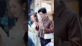 王皓祯&郭宇欣新剧拍摄🎬中 New drama 🎬 ing #wanghaozhen #王皓祯 #cdrama #短剧演员 #dramashorts #郭宇欣