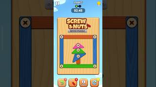 Screw and Nuts puzzle game #shorts #newgame #gaming #puzzle