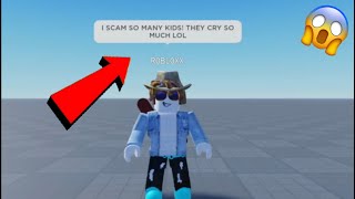 So you like scamming kids?