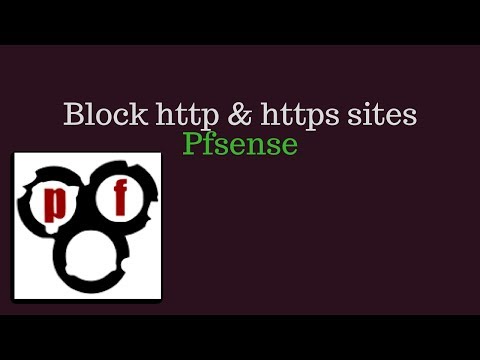 Blocking http & https sites using squidguard of pfsense