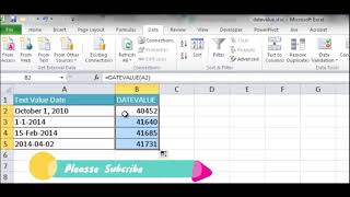 Date value function