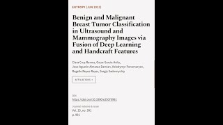Benign and Malignant Breast Tumor Classification in Ultrasound and Mammography Images... | RTCL.TV