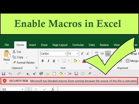 Learn How to Enable Macros in Excel and Save Time | Excel Tech & Tricks