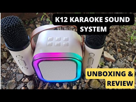 K12 Karaoke Sound System Unboxing & Review