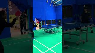 Cara menahan spin forehand dengan memutar badan #tenismeja #tabletennis #agamrinjani #gorproject