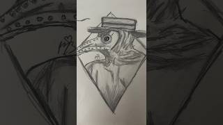 plague doctor P2🖤#plaguedoctors #sketch #scary #spookyseason #spookyart #Scaryart #artdrawing
