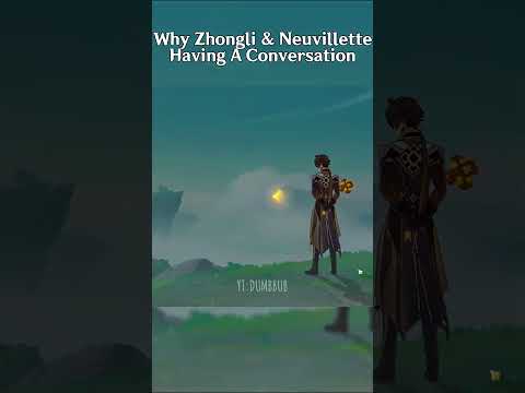 Why Zhongli & Neuvillette Having A Conversation 😅 #genshinimpact