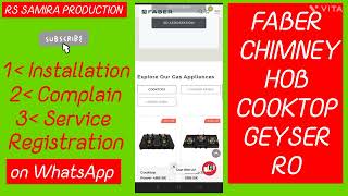 Faber Chimney Hob Cooktop Online Installation 💥 Complain 💥 Service Registration